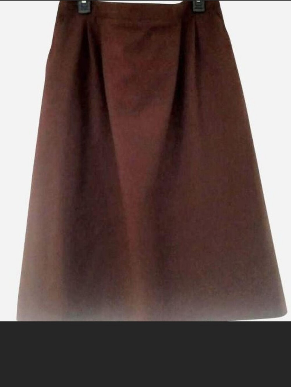 Nikki Size 22W Skirt Brown Below Knees A-Line